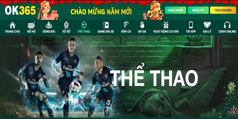 Sân chơi thể thao sôi động - Nhận thưởng liền tay mỗi ngày